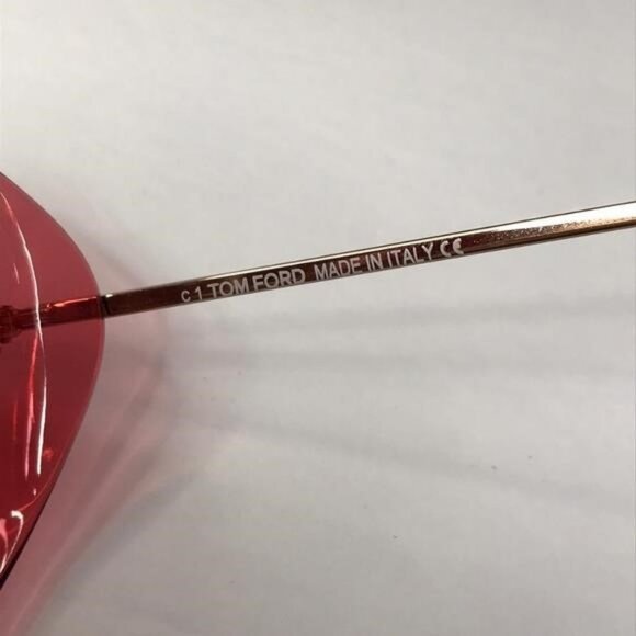 💯 Original Tom Ford Square Sunglasses TF901 Toby-02 28T Gold 60mm FT0901 - Picture 10 of 12